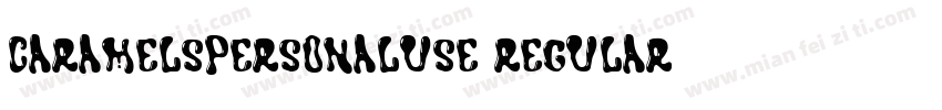 CARAMELSPERSONALUSE Regular字体转换